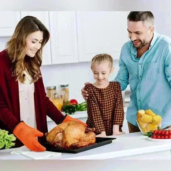 Extreme Heat Resistant Kitchen Gloves 2Pcs - Picture 4 of 6